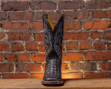 Black Full Foot Caiman with Rom Sole