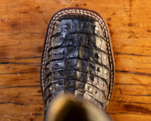 Black Full Foot Caiman with Rom Sole