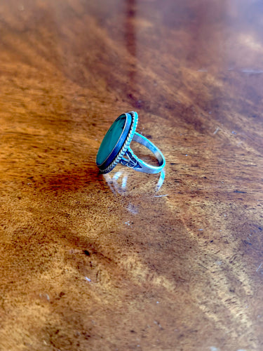 Sterling Silver Rings with Turquoise Stones