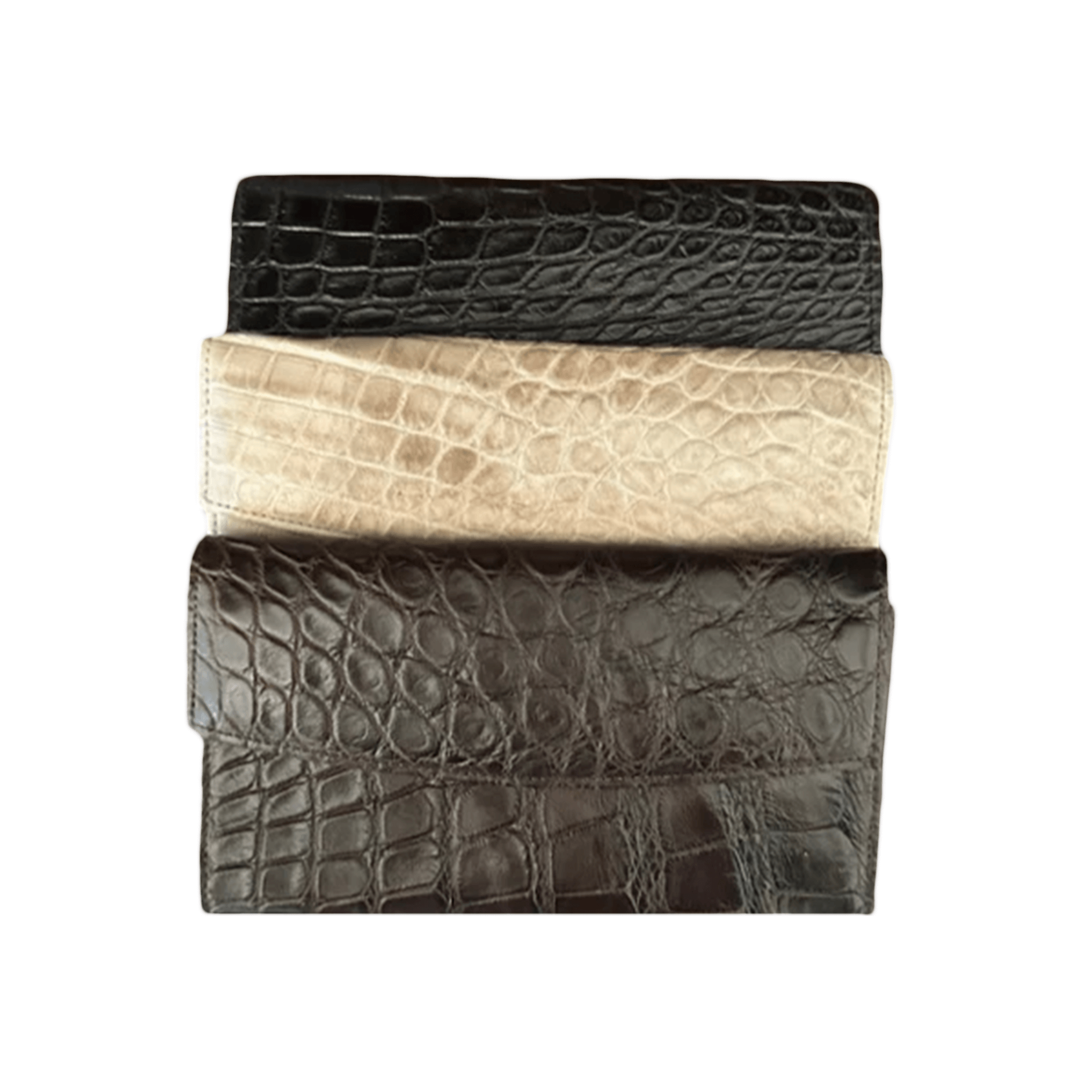 Lagrange Leather Large Wild American Alligator Wallet