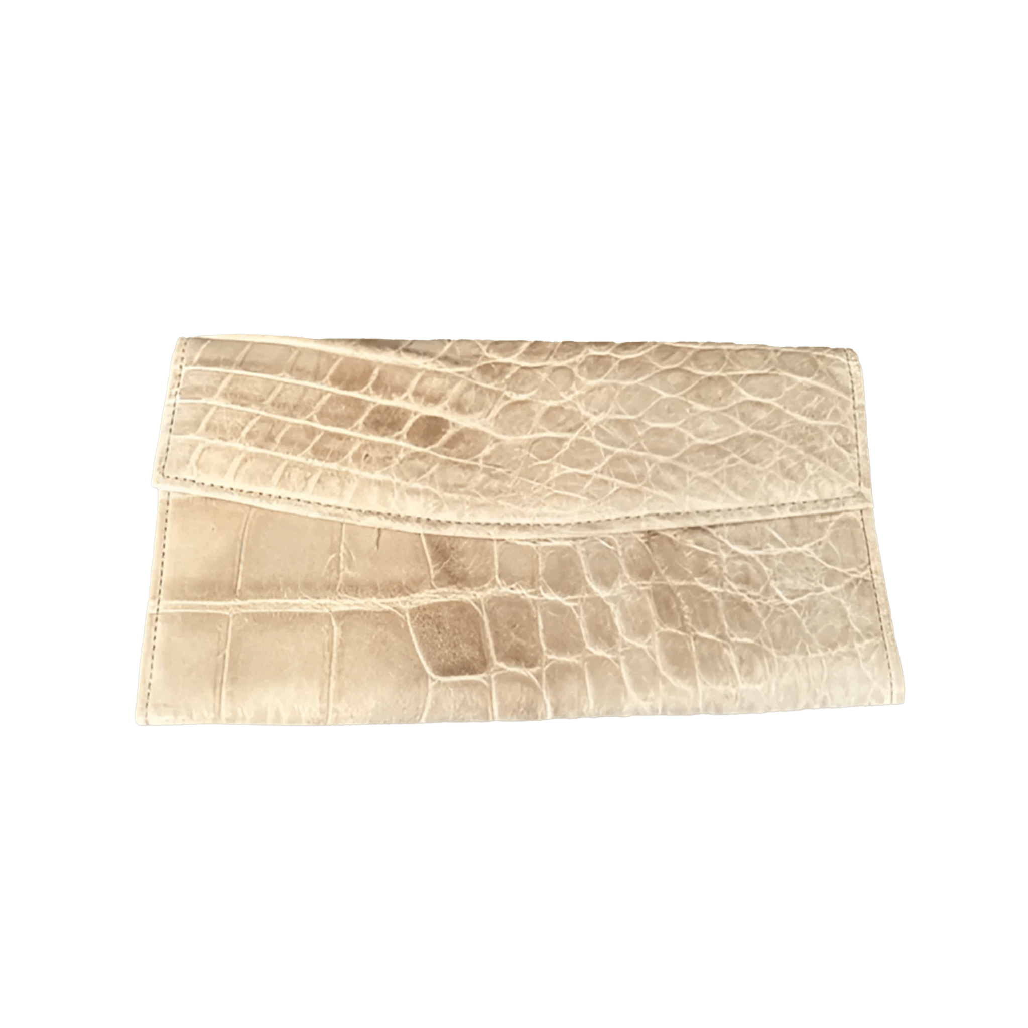 Lagrange Leather Large Wild American Alligator Wallet