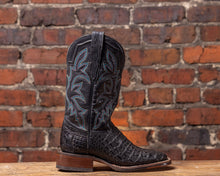 Black Full Foot Caiman with Rom Sole