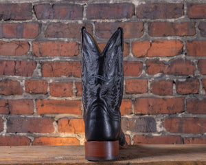 Black Caiman Tail Comfort Boot