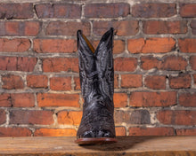 Black Caiman Tail Comfort Boot