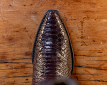 Merlot Python Snip Toe Boot