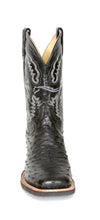 Black Full Quill Ostrich with Oil Resistant Comfort Sole