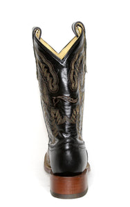 Everglades Caiman Head Saddle Comfort Boot