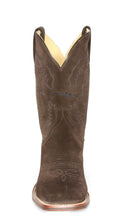 Rich Dark Chocolate Italian Suede Rom Sole Comfort Boot