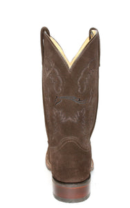 Rich Dark Chocolate Italian Suede Rom Sole Comfort Boot