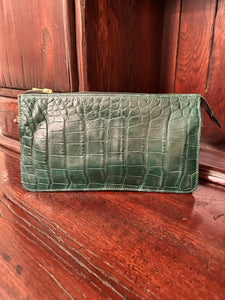 Lagrange Leather Genuine Wild American Alligator Clutch